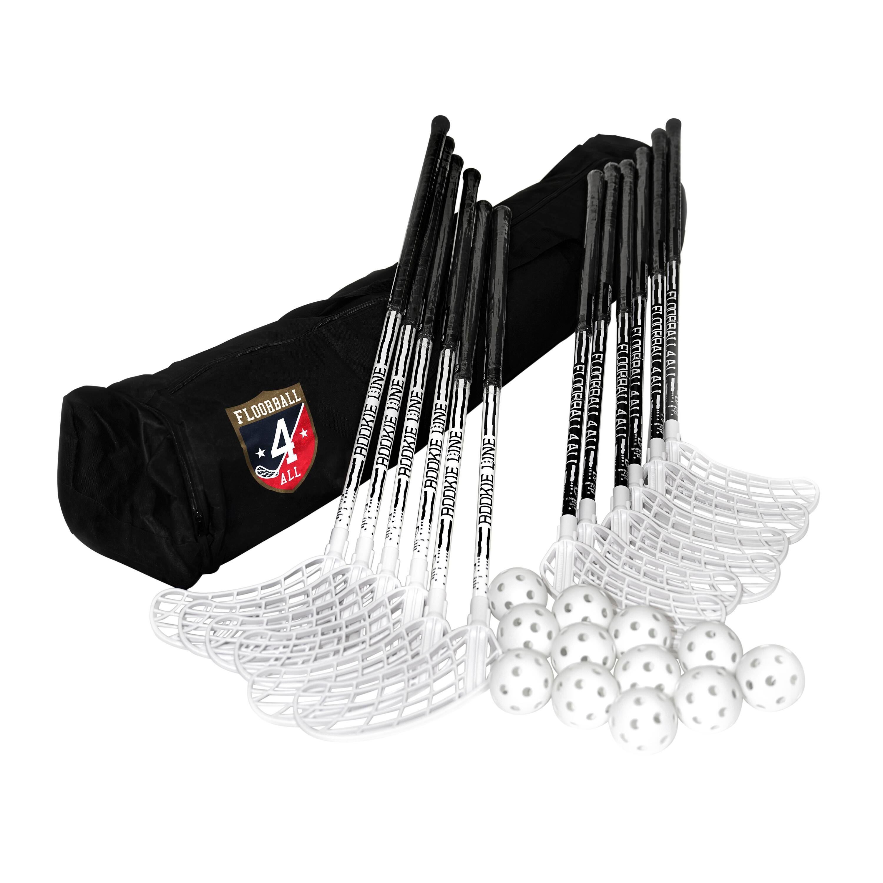 Floorball 4 All Indoor Floorball Kit, 12 Sets, High School 2124394